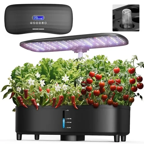 NEEWER HGS02 Aeroponic System 15-Pod LED Grow Light