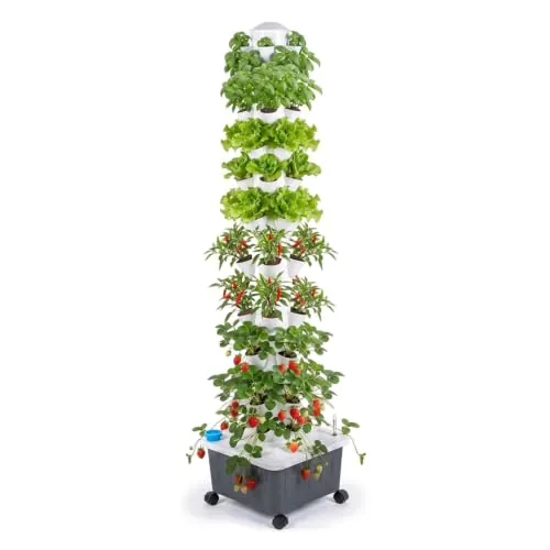 Generic 70-Crop Vertical Hydroponic Tower with Auto Pump