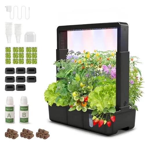 Terronix 15-Pod Hydroponic Garden with LED Grow Light