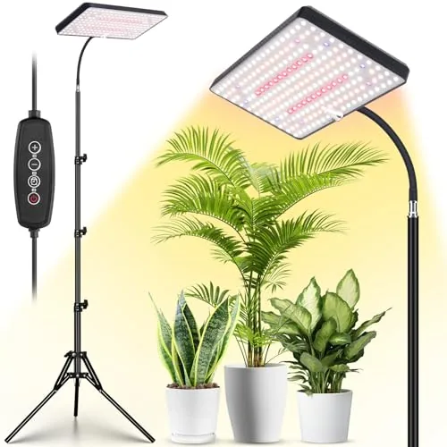 LBW 214-LED Floor Grow Light with Adjustable Tripod