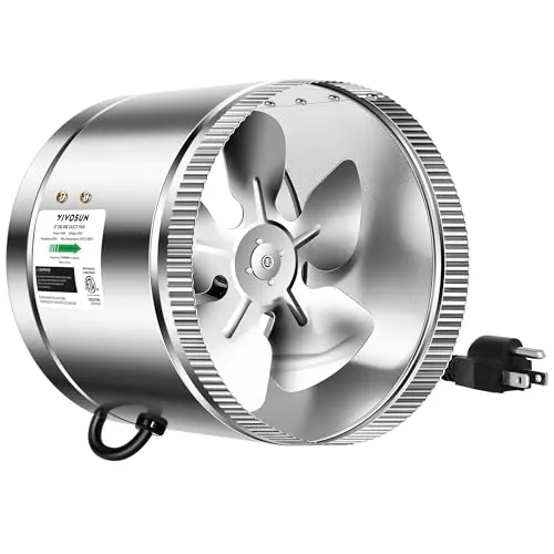 VIVOSUN 8-Inch Inline Duct Fan 420 CFM Low Noise