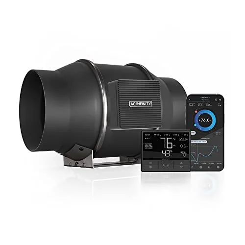 AC Infinity CLOUDLINE PRO T6 WiFi Inline Duct Fan