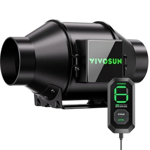 VIVOSUN G4 4-Inch Inline Fan with EC Motor Controller