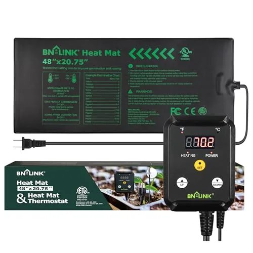 BN-LINK 48x20.75in Seedling Heat Mat with Thermostat