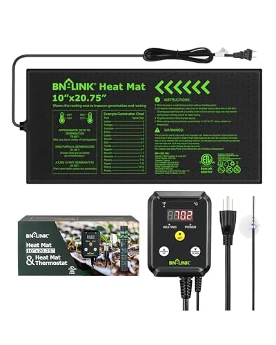 BN-LINK Seedling Heat Mat with Thermostat Combo