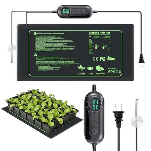 Toaspa Seedling Heat Mat with Thermostat and Timer