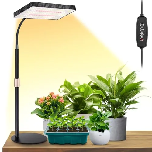 LBW Desk Grow Light 214 LED Full Spectrum Adjustable