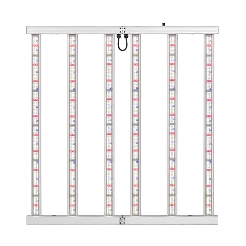 SAMPHON 600W 6-Bar Foldable LED Grow Light 4x4ft