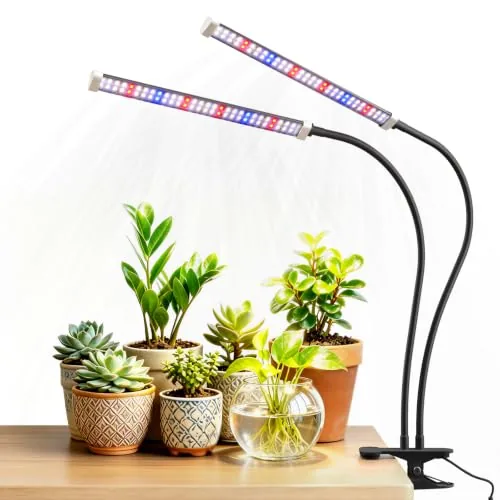 Sonamindary Dual-Head 120 LED Full Spectrum Grow Light