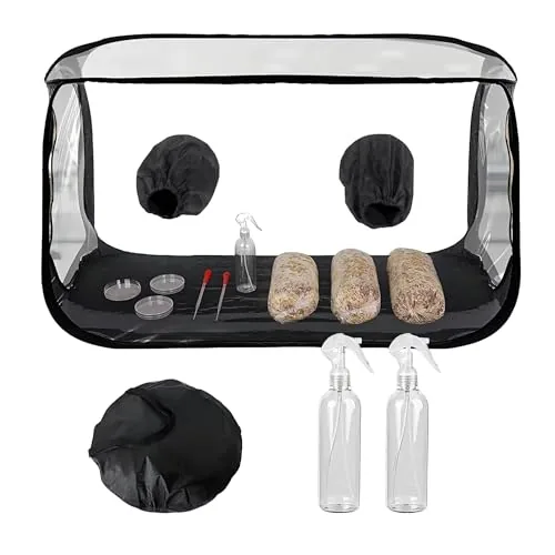 Garvee Mushroom Growing Tent 38x20x25in Transparent Chamber