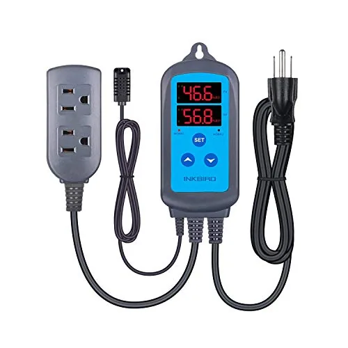 Inkbird IHC200 Dual-Stage Humidity Controller Pre-Wired