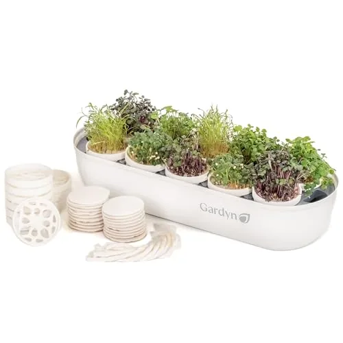 GARDYN Microgreens Kit with Reusable Grow Plates