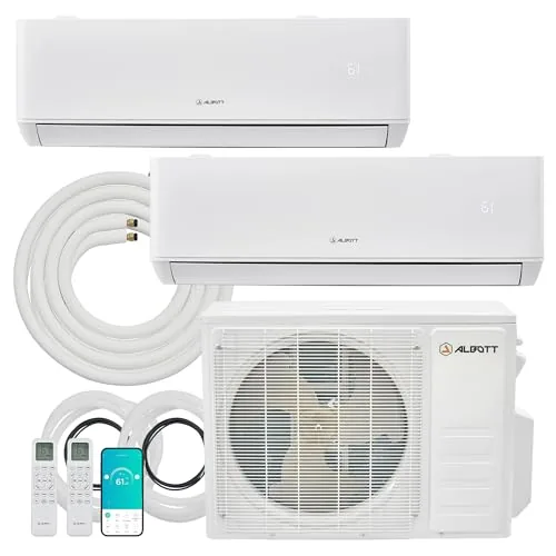 Albott 2-Zone 20K BTU Mini Split 25 SEER2