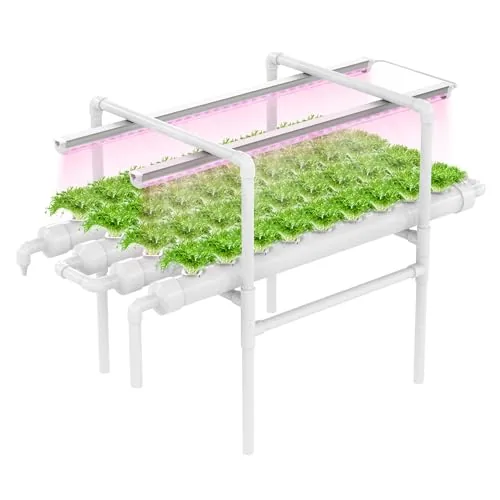 DPROOTS NFT Hydroponic Kit 36-Site with Grow Lights