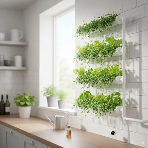 SXXZYAZJ 36-Slot Wall-Mounted NFT Hydroponic Kit