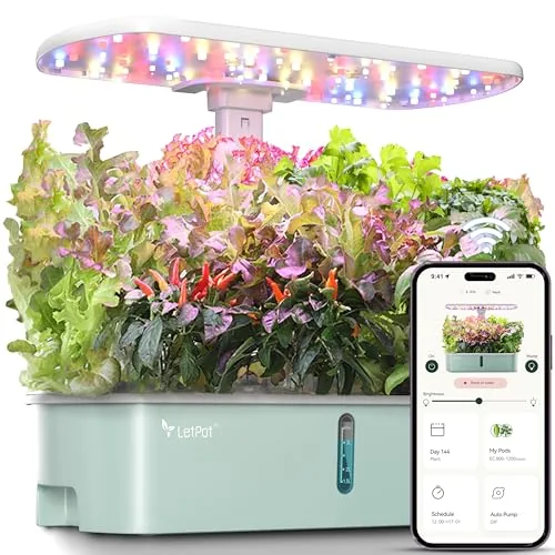 LetPot LPH-Air 10-Pod WiFi Hydroponic Garden