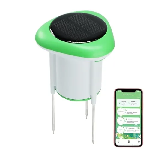 TEKCOPLUS Smart Solar Soil Sensor WiFi Bluetooth 3-in-1