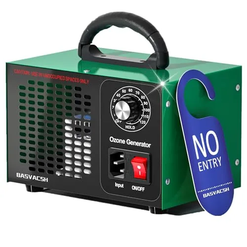 basvacsh 45,000mg/h Ozone Generator for Home and Car