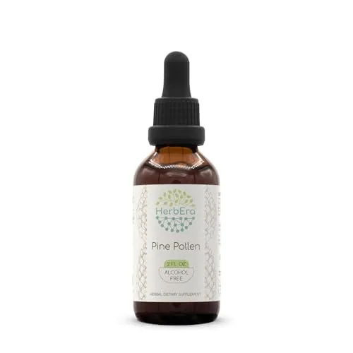 HerbEra Pine Pollen Alcohol-Free Tincture 2 fl oz