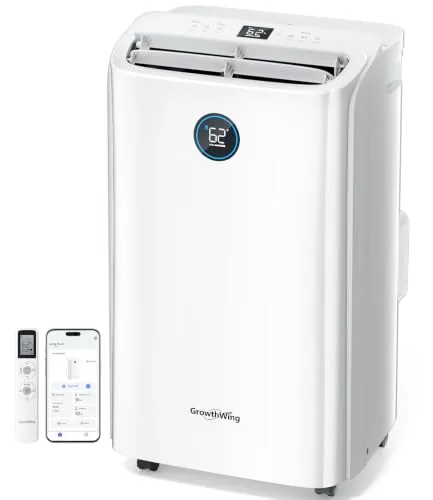 GrowthWing 14,000 BTU Smart Portable AC 700 Sq Ft