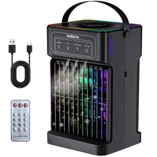 ZephyMyth 4-in-1 Evaporative Cooler USB Personal AC
