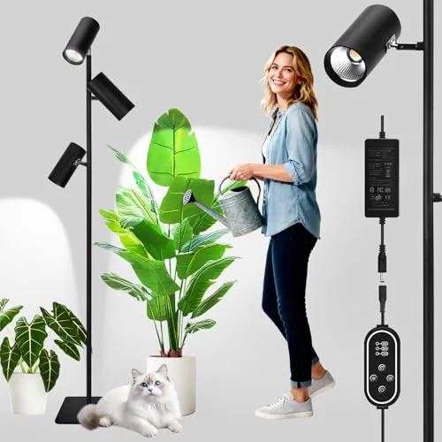 PhosynForce 90W Triple-Head COB Floor Grow Light