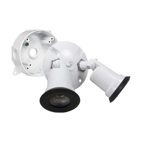 Bell LT233WH Dual Flood Light Kit White Powdercoat
