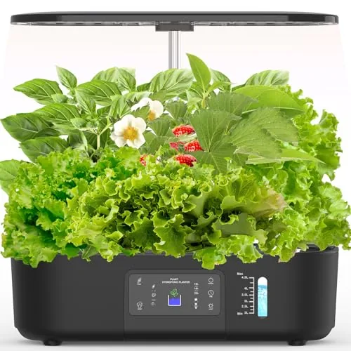 BHTNYOO 13-Pod Hydroponics Kit with LCD Touch Panel