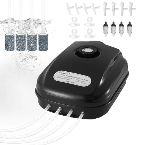 AQUANEAT 300GPH 4-Outlet Air Pump for 200-Gal Tanks