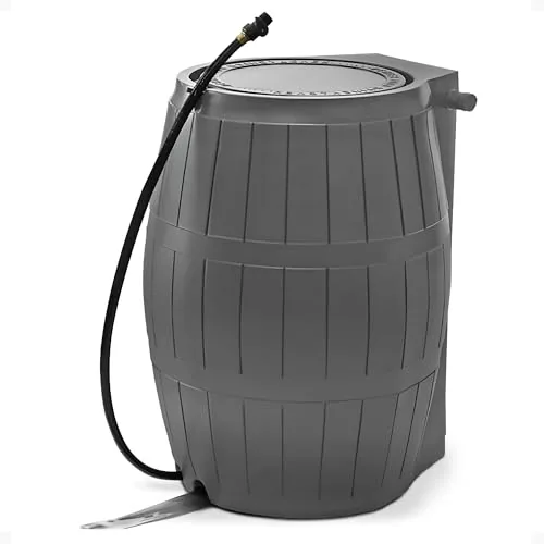 FCMP Raincatcher 4000 Flat-Back 50-Gal Rain Barrel