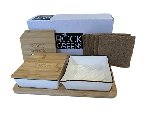 Rock Greens Self-Watering Ceramic Microgreens Kit