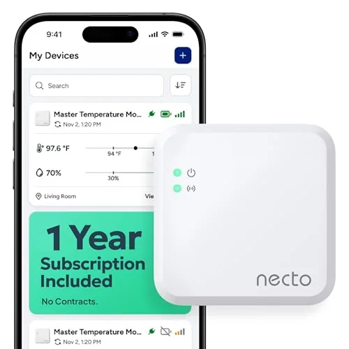 Necto Cellular RV Pet Temp Monitor No WiFi Needed