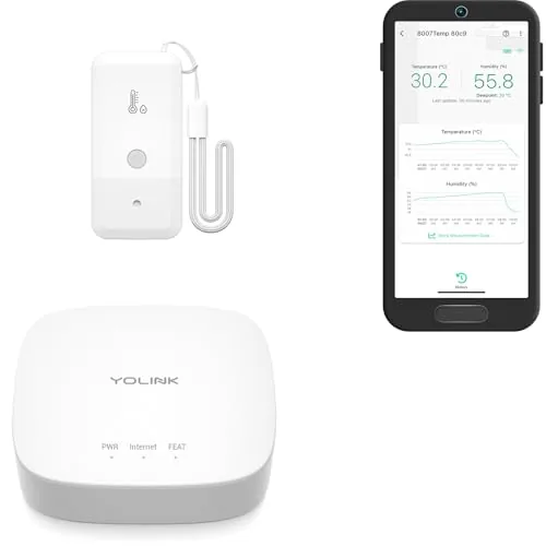 YoLink LoRa Thermometer Hygrometer with Hub Included