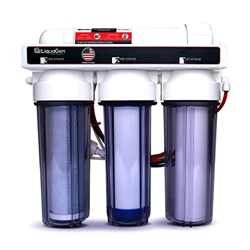 LiquaGen 4-Stage RO Hydroponic Water Filter 100 GPD