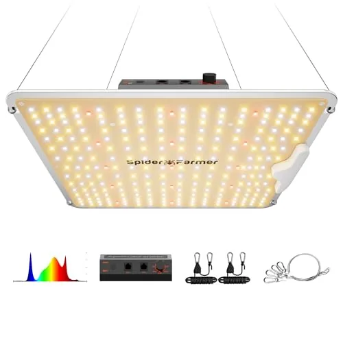 Spider Farmer SF1000 100W Full-Spectrum LED Grow Light