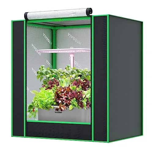 VIVOSUN 20x14x21in Mylar Grow Tent for Aerogarden