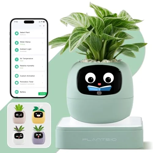 PLANTSIO Smart Self-Watering Planter with LCD Display
