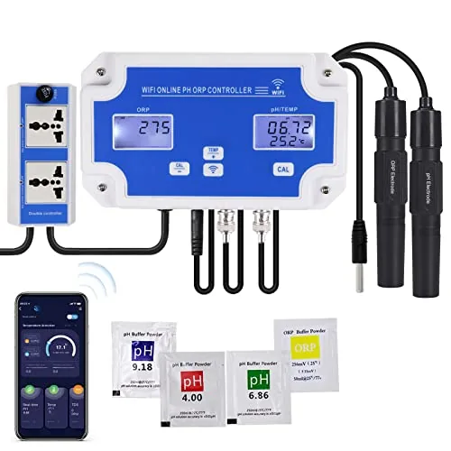 DANOPLUS Smart pH ORP Controller WiFi App Monitoring