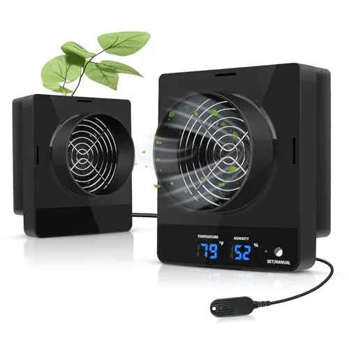 DAOTAILI 4-Inch Inline Fan Smart Temp & Humidity Control 2-Pack