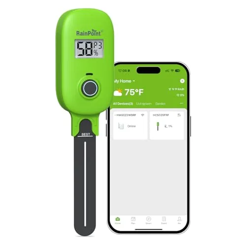 RAINPOINT Soil Moisture Meter WiFi Hub Compatible