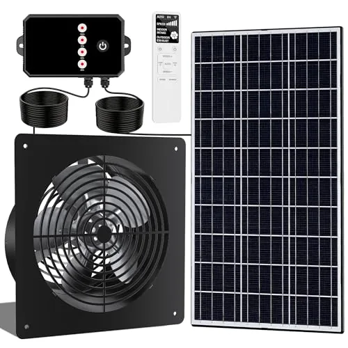 Tephrotrak 10-Inch 15W Solar Fan Reversible Vent System