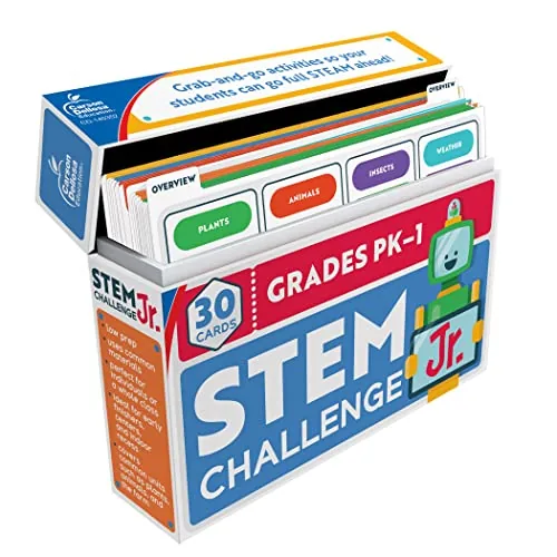 Carson Dellosa STEM Jr. Learning Cards Ages 5-7
