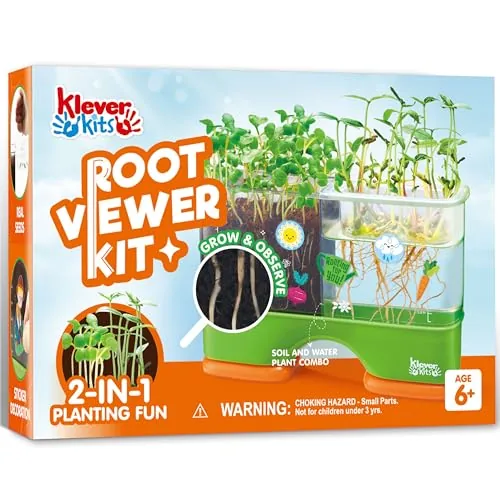 Klever Kits Root Viewer 2-in-1 Soil & Hydro Kit