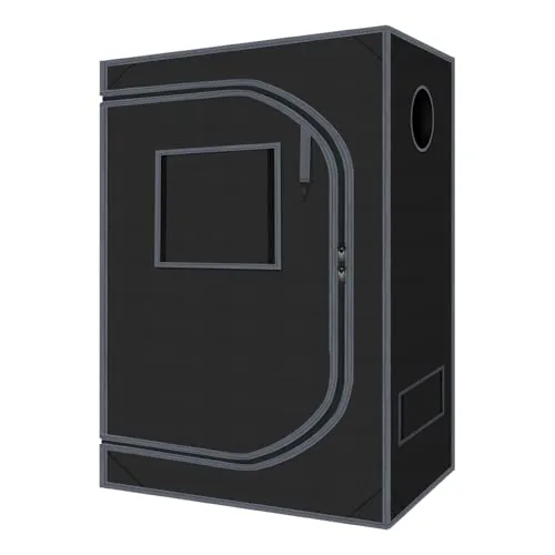 Zazzy 4x2 Grow Tent 600D Mylar 48x24x60 Inch