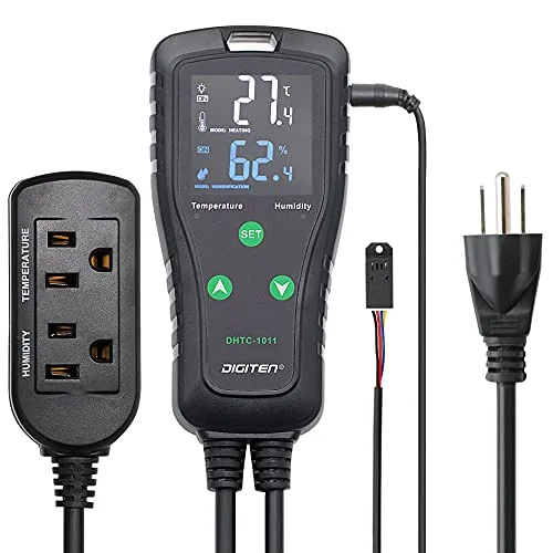 DIGITEN DHTC1011 Dual-Relay Temp and Humidity Controller