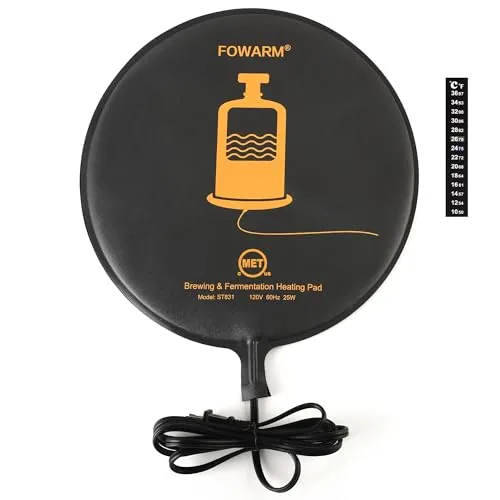 FOWARM 12-Inch 25W Fermentation Heating Pad Waterproof