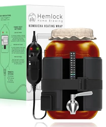 Hemlock Home Brewing Kombucha Heating Wrap with Temp Control