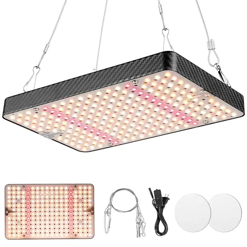 Ohtoad 200W Full Spectrum LED Grow Light 204 LEDs