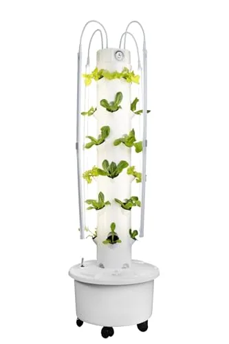ALTO GARDEN GX Hydroponic Tower 24-Pod with LED Lights