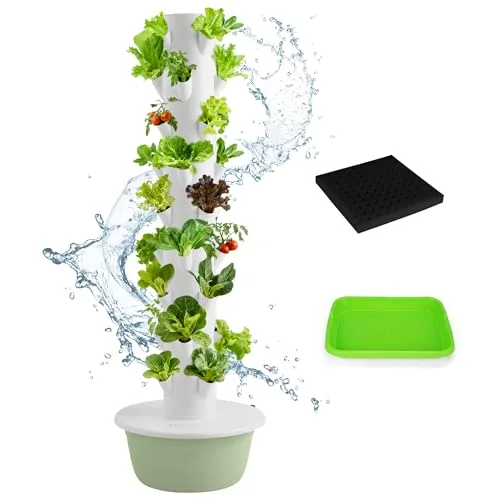 Generic 36-Pod Vertical Hydroponic Tower with Auto Timer